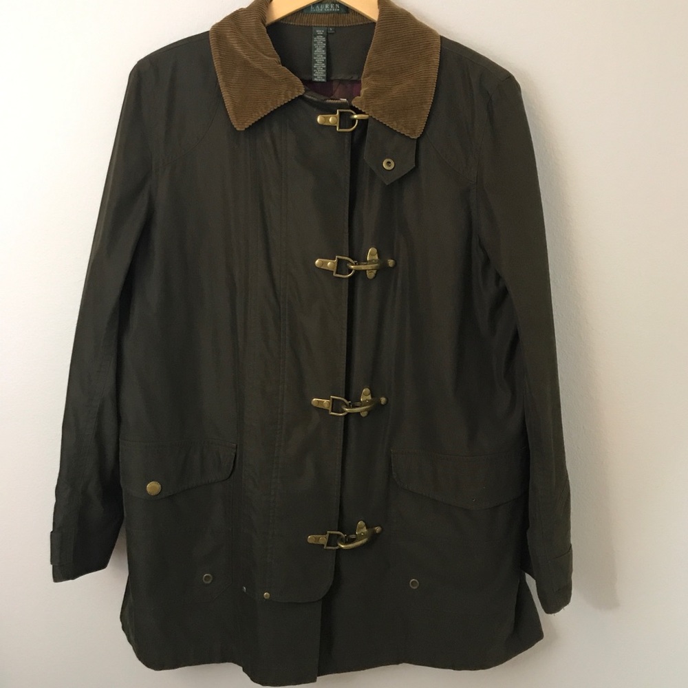 Ralph Lauren women’s green fireman’s coat L